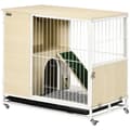 Pikkukuva 1 / 7: Rootz Rabbit Cage Hutch - Kanin koti pyörillä - Pieni lemmikkitalo - Helppo puhdas lokero - 78 cm x 52,5 cm x 76,5 cm