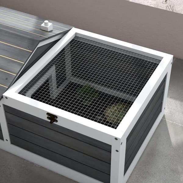 Rootz Small Turtle Caboning Cage - House for Turtles - Pet Habitat - Privacy & Security - 86 cm x 54 cm x 43 cm
