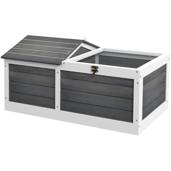 Rootz Small Turtle Caboning Cage - House for Turtles - Pet Habitat - Privacy & Security - 86 cm x 54 cm x 43 cm
