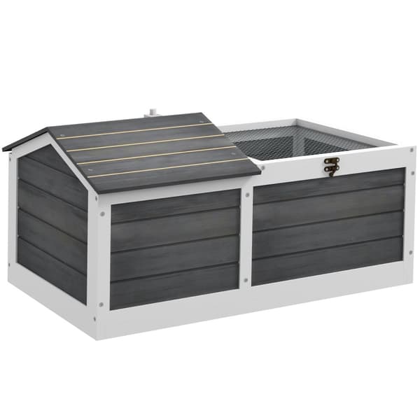 Rootz Small Turtle Caboning Cage - House for Turtles - Pet Habitat - Privacy & Security - 86 cm x 54 cm x 43 cm