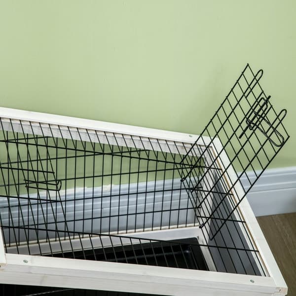Rootz Rabbit Hutch - Shelter - Ulkona Cage - Waterer - Mukava elinympäristö - 90 cm x 53cm x 50 cm