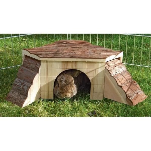 Maison Nature med ramp för gnagare - 37x37x16cm - KERBL