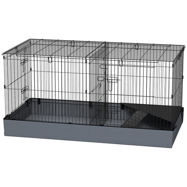 Rootz 2 -i -1 dvärghamsterbur - Small Animal Cage - PET -hölje - Vattentät tyg - 121 cm x 61 cm x 61 cm