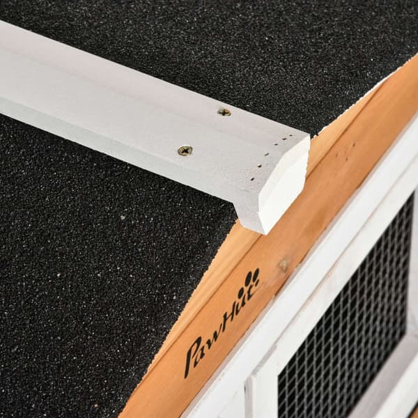 Rootz Rabbit Stable - Animal Villa - Outdoor Rabbit Hutch - Secure & Spacious - 157,4 cm x 53 cm x 99,5 cm