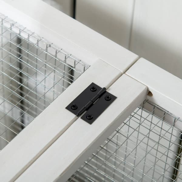 Rootz Small Animal Stable - Dwarf Rabbit House - Guinea Pig Cage - Lätt rörlighet - 108 x 58 x 73,5 cm