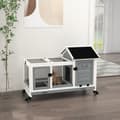 Miniatyrbild 2 av 7: Rootz Small Animal Stable - Dwarf Rabbit House - Guinea Pig Cage - Lätt rörlighet - 108 x 58 x 73,5 cm