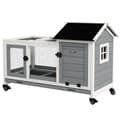 Miniatyrbild 1 av 7: Rootz Small Animal Stable - Dwarf Rabbit House - Guinea Pig Cage - Lätt rörlighet - 108 x 58 x 73,5 cm