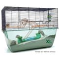 Miniatyrbild 2 av 3: Bur - Habitat XL - Gerbils och Degus - Grön - Plast - 70x37x56 cm
