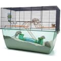 Miniatyrbild 1 av 3: Bur - Habitat XL - Gerbils och Degus - Grön - Plast - 70x37x56 cm