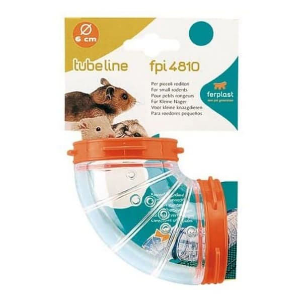 Ferplast burtillbehör - smådjurshem - UTVP39341 - Böjda rörrör 90 Fpi 4810