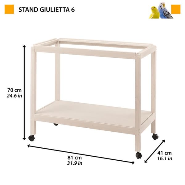 Burtillbehör - Ferplast - Giulietta 6 - Trä - 81 x 41 x 70 cm - Enkel montering
