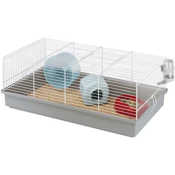 Hamsterbur - FERPLAST CRICETI 11 - Mått 57,5 x 31 x h 23 cm - Plast och metall - Inredning Hamsterbur - FERPLAST CRICETI 11 - Mått 57,5 x 31 x h 23 cm - Plast och metall - Inredning