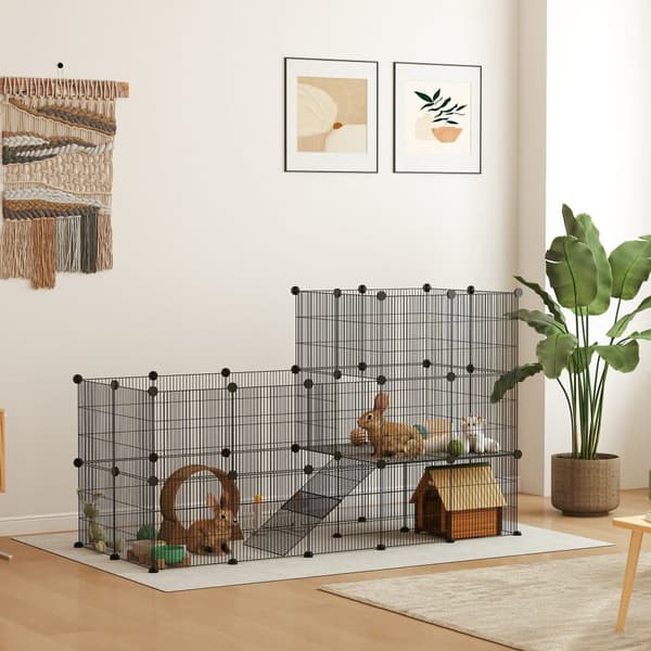 Liten Djurbur, 140x70x105 cm, Svart