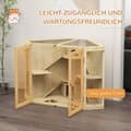 Miniatyrbild 5 av 9: Hamsterbur, 115x69.5x79 cm, Naturträ