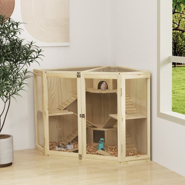 Hamsterbur, 115x69.5x79 cm, Naturträ