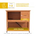 Miniatyrbillede 5 af 9: Kaninbur, 123x63x112 cm, Orange