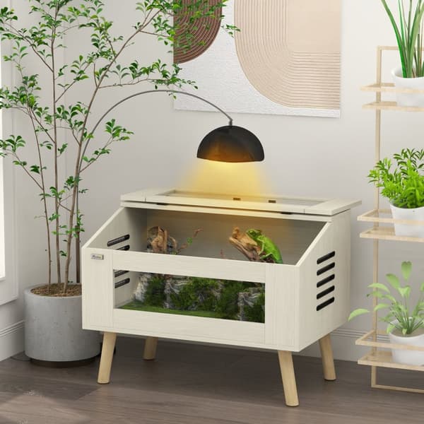 Rootz 111L: n matelija terraarium - käärme häkki - elinympäristökotelo - optimaalinen ilmanvaihto - 80 cm x 50 cm x 60 cm