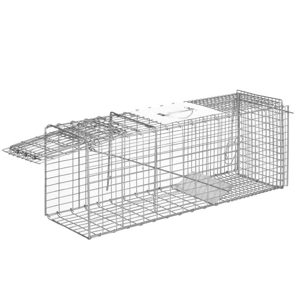 Rootz Foldble Fishing Cage - Trap Cage - Animal Catcher - Helppo asennus - 81 cm x 26cm x 34,5 cm teräshopea