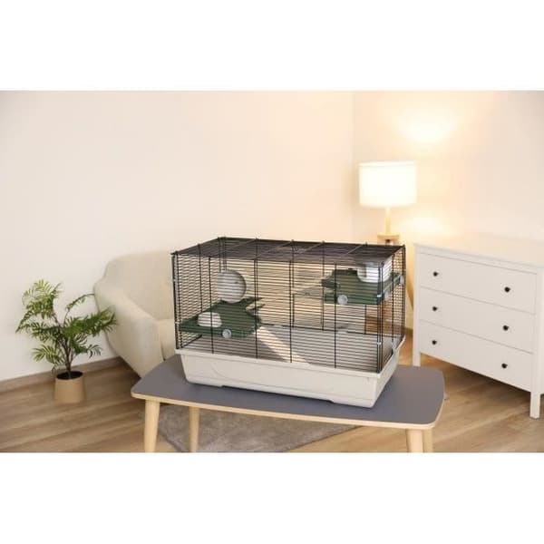 3-etagers bur til små gnavere 80*45*53 cm - FLAT NATURE - KERBL