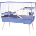 Miniatyrbillede 1 af 2: NeoLife 100 L trådbur til kaniner og gnavere på fødder - Zolux Blue