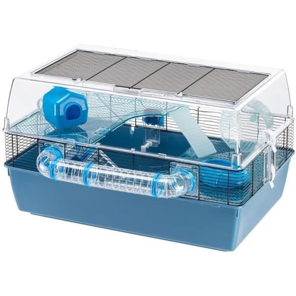 Bur - FERPLAST - DUNA FUN LARGE - 3 niveauer - 71,5 x 46 x 41 cm - Blå