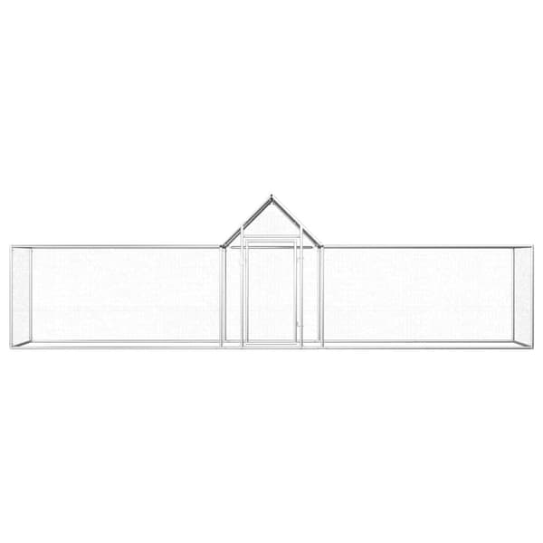 Hönsbur 5x1x1,5 m galvaniserat stål