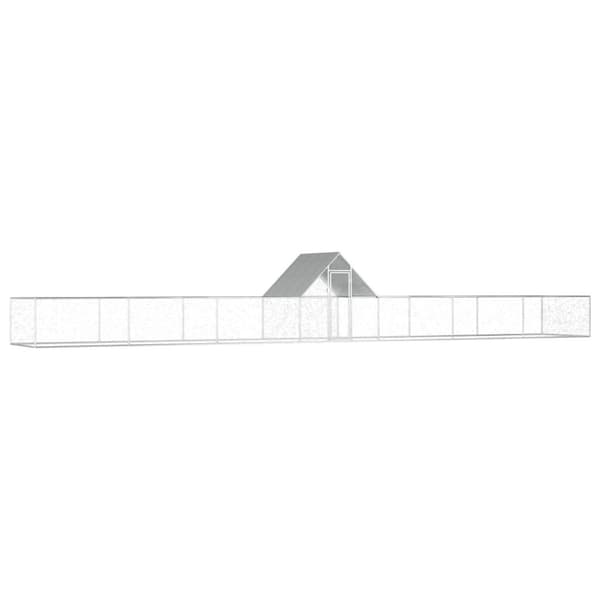 Hönsbur 14x2x2 m galvaniserat stål