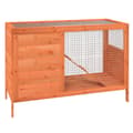 Miniatyrbild 2 av 2: Kaninbur brun 103x44x69,5 cm massiv furu