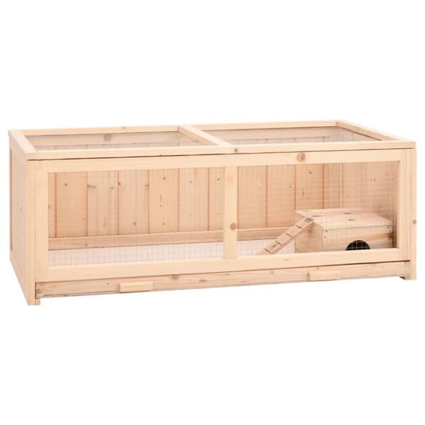 Hamsterbur 104x52x38 cm massivt granträ Hamsterbur 104x52x38 cm massivt granträ