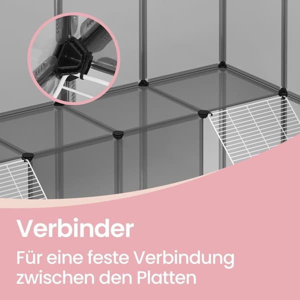 Buitenverblijf – Voor Konijnen – Kleine Dieren – 143 x 108 x 93 cm