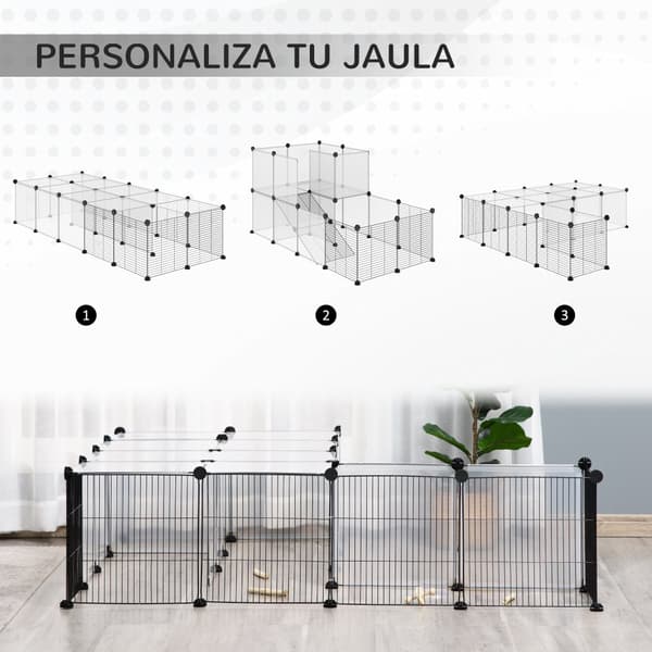 Litet djurbur, 27 paneler, 140 x 70 x 70 cm, Transparent,140x70x70 cm, Klar