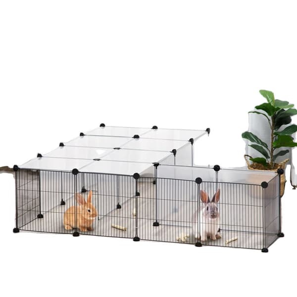 Litet djurbur, 27 paneler, 140 x 70 x 70 cm, Transparent,140x70x70 cm, Klar