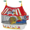 Miniatyrbillede 1 af 3: Circus Fun Hamsterbur 49,5*34*42,5 cm - Rød - FERPLAST