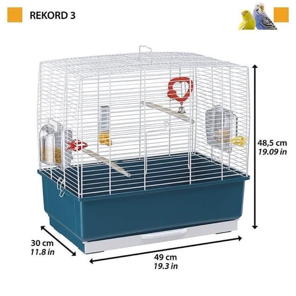 Fågelbur 49*30*48,5 cm - FERPLAST