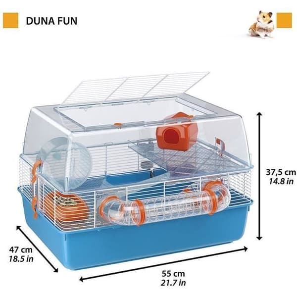 Bur - FERPLAST - DUNA FUN - 55 x 47 x 37,5 cm - Blå
