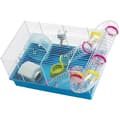 Miniatyrbild 3 av 4: Bur - FERPLAST - PAULA TUBE LINE - 46 x 29,5 x 24,5 cm - Blå