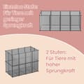 Miniatyrbillede 3 af 7: Rootz Guinea Pig Playpen -kabinet - Bærbart dyrebur - Kæledyrshegn - Rummelig 125x63x42cm - Holdbar PP & ABS -plastik