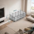 Miniatyrbillede 2 af 6: Rootz Small Animal Enclosion - Playpen - Guinea Pig Hence - Easy Assembly - 143 cm x 73 cm x 46 cm