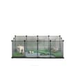 Miniatyrbillede 1 af 6: Rootz Small Animal Enclosion - Playpen - Guinea Pig Hence - Easy Assembly - 143 cm x 73 cm x 46 cm