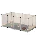 Miniatyrbillede 1 af 6: Rootz Small Animal Enclosion - Playpen - Pet Hence - Vandtæt - Let at rengøre - 125 cm x 63 cm x 42 cm