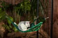 Miniatyrbillede 3 af 4: Thumper's Land Paradise Garden trekant hængekøje 30x30 cm S