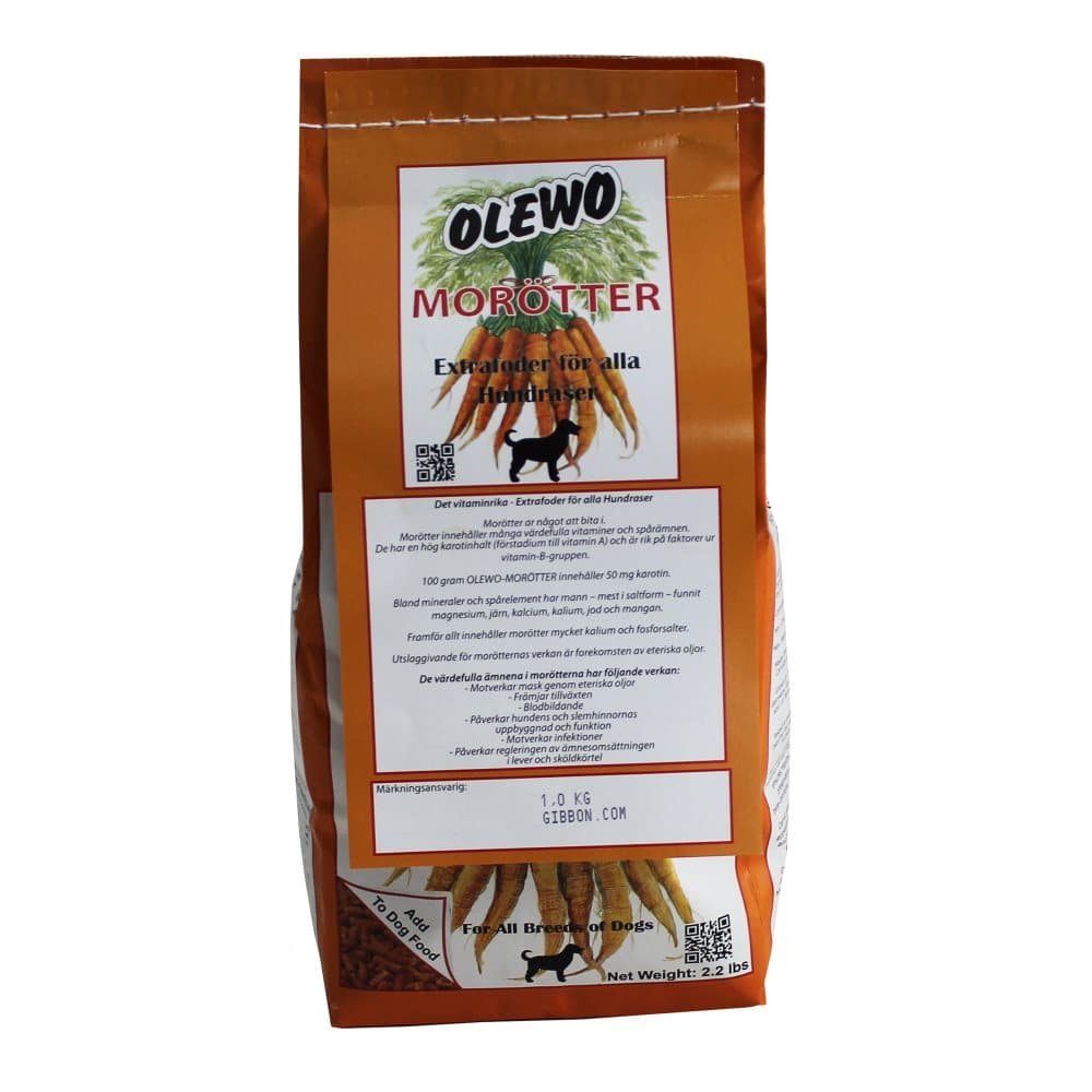 Olewo morötter Hund 1kg