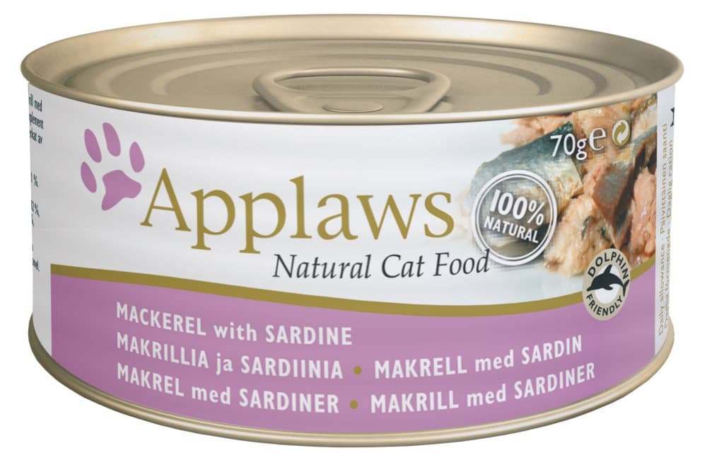 Applaws katt konserv Mackerel + Sardine