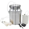 Miniatyrbillede 1 af 2: Elektrisk Malkemaskine, 10L Kapacitet, Pulsationsfunktion, Rustfrit Stål Konstruktion,Elektrisk til ko