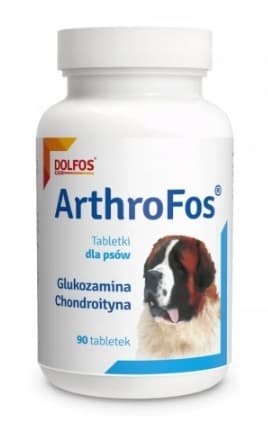 DOLFOS ArthroFos Glukosamin Kondroitin för hundleder 90 tabletter