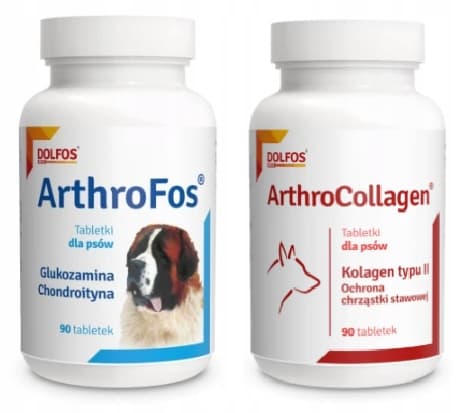DOLFOS ArthroFos Glukosamin Kondroitin för hundleder 90 tabletter