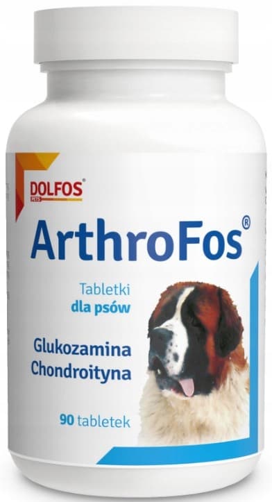 DOLFOS ArthroFos Glukosamin Kondroitin för hundleder 90 tabletter