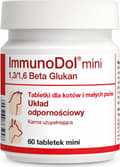 Miniatyrbild 4 av 5: ImmunoDol Mini 1.3/1.6 Beta Glukan IMMUNITET för hundar och katter 60 minitabletter