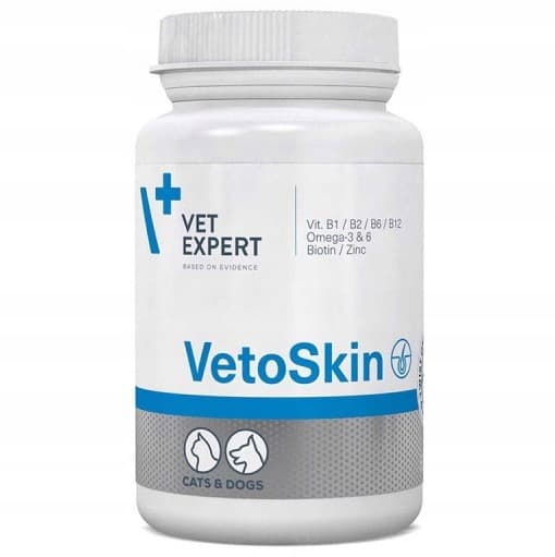 VETOSKIN hudpäls för hundar och katter Vet Expert 90 kapslar