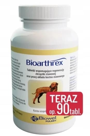BIOARTHREX för leder hos hundar Biowet 90 tabletter